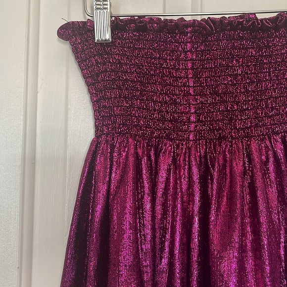 Queen of Sparkles | Hot Pink Metallic Shorts Size XS - Picture 5 of 10